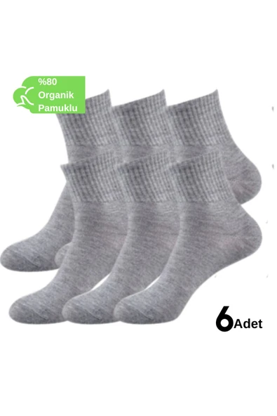 Mersella  Pamuklu Yumuşak Karışık 3'lü Erkek Soket Çorap Pamuklu Çorap Yumuşak Çorap