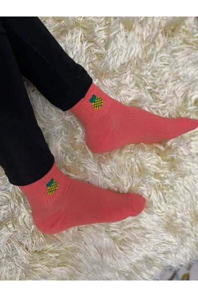 Mersella  Pamuklu Yumuşak Silonlu Kaymaz 12'li Kadın Babet Çorap Pamuklu Çorap - Resim 5