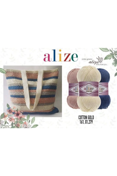 CLK Cotton Gold Alize 5 Li Yumak Cotton Gold 493 Kahve ( 5 Adet Yumak ) - 4