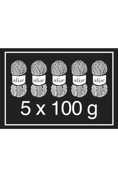 CLK Cotton Gold Alize 5 Li Yumak Cotton Gold 493 Kahve ( 5 Adet Yumak ) - 6