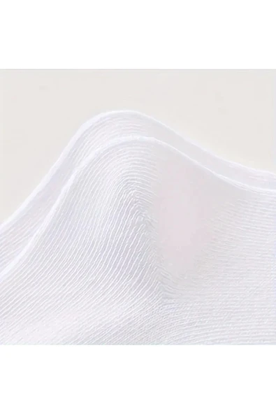 Mersella  Pamuklu Yumuşak Dokulu Desenli Kadın Soket Çorap Pamuklu Çorap - Resim 4