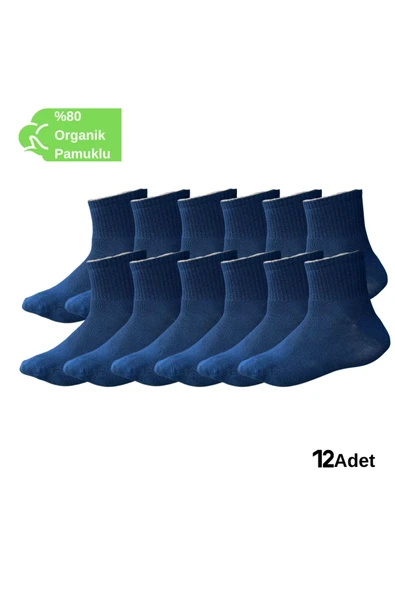 Mersella  Pamuklu Yumuşak Karışık 6'lı Erkek Soket Çorap Pamuklu Çorap Yumuşak Çorap