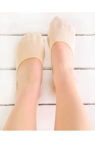 Mersella  Pamuklu Yumuşak Silonlu Kaymaz Topuklu Ayaktan Çıkmaz 3'lü Erkek Babet Çorap Pamuklu Çorap - Resim 4