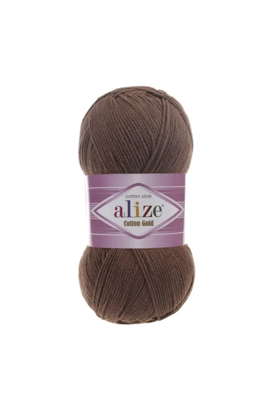 CLK  Cotton Gold Alize 5 Li Yumak Cotton Gold 493 Kahve ( 5 Adet Yumak )