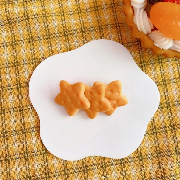 Kız Çocuk Bebek Sıralı Yıldız Bisküvi Klipsli Toka