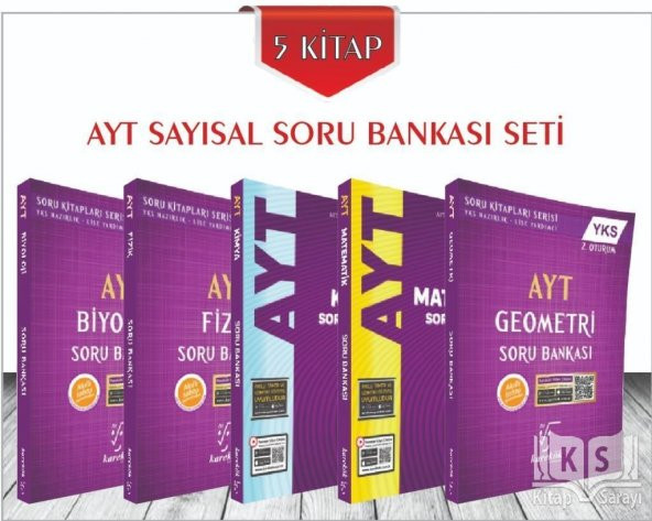 Karekök Yayınları AYT Sayısal Soru Bankası Seti 5 Kitap