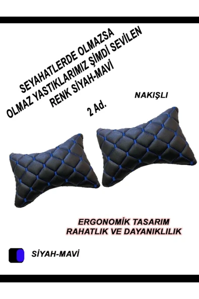 Ftmoto  Volkswagen JETTA 11 , Koltuk Boyun Yastığı ECNRSHOP Tarafından Gönderilen Mavi