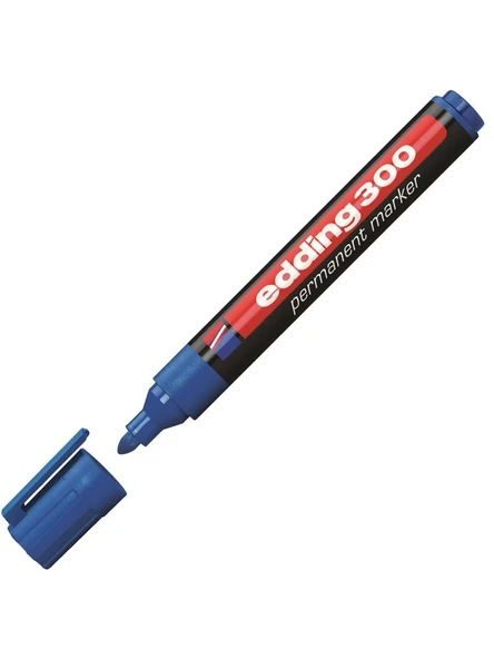 Edding Markör Permanent Yuvarlak Uçlu 1.5-3 MM Mavi 300