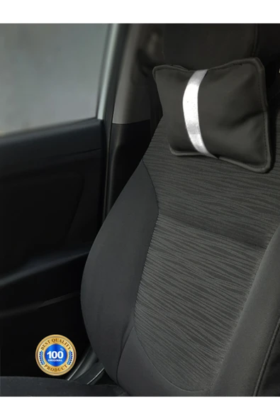 Ftmoto  Subaru Forester Oto Koltuk Boyun Yastığı Beyaz Şerit 2 Adet