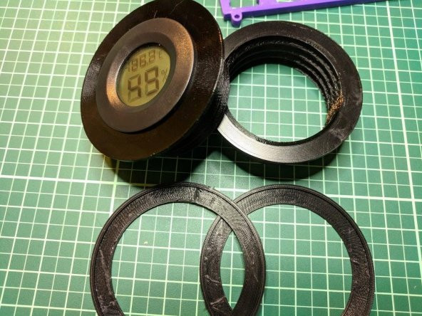 Eeekit Higrometre (Nem Sensörü) Kuru Kutu İçin Vida Montajından Plastik Aparat - 2