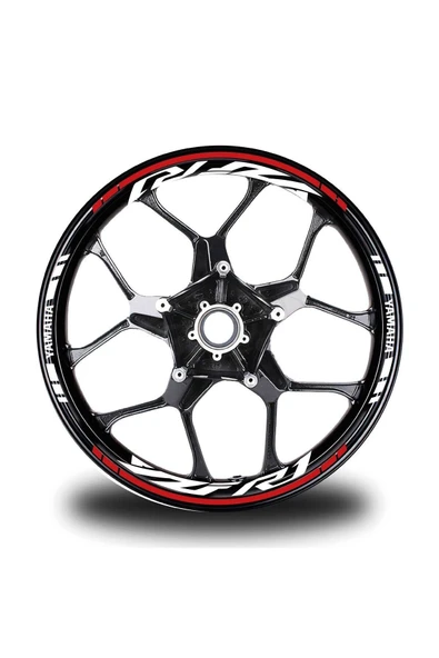 Ftmoto  Turuncu Yamaha R1 Takım Jant Sticker Etiket