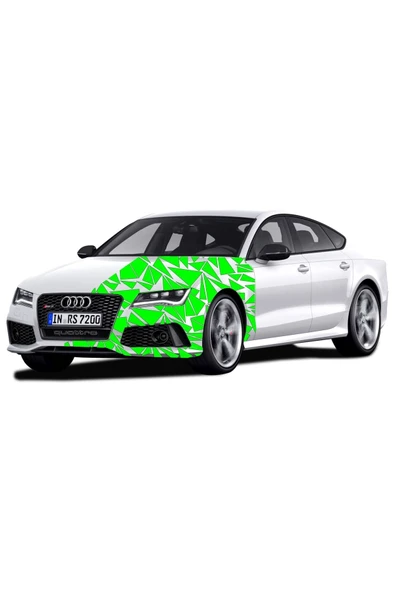 Ftmoto  Araç Kaplama Üçgen Ön Kaput Sticker,oto Sticker,araç Stickerrr