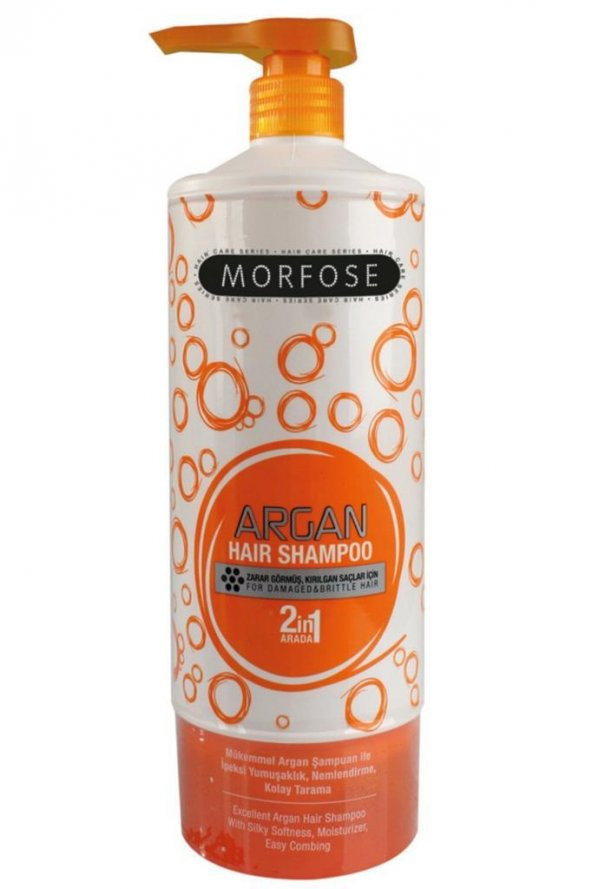 Morfose Şampuan Argan-2 in 1-Turuncu 1000 Ml.