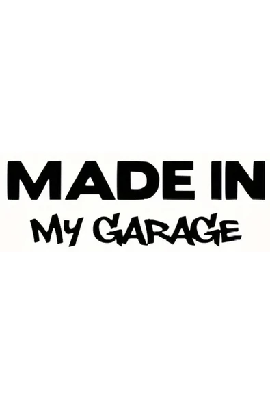Ftmoto  Made In My Garage Oto Arka Cam Sticker 23 X 8 Cm