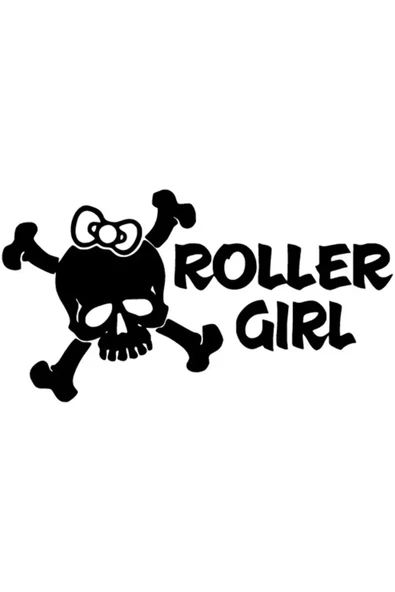 Ftmoto  Roller Girl Sticker 20 X 10 Cm