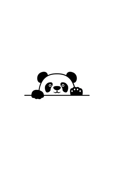 Ftmoto  Camdan Bakan Panda Sticker (Oto-Motor-Laptop-Duvar-Dekor) 10 x 4 cm