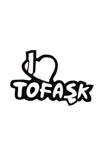 Ftmoto  Tofaşk Oto Arka Cam Sticker 15 x 10 cm