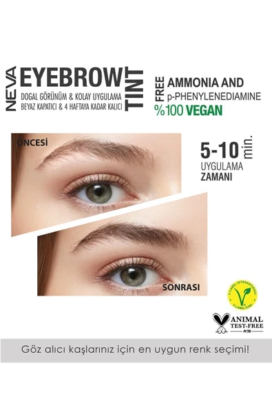 2'Lİ SET Kaş Boyası 3.1 AÇIK KAHVE + Kaş Açıcı Krem (vegan) - Resim 2