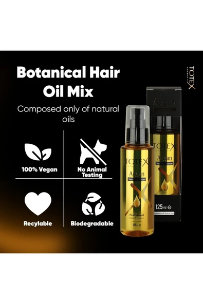 Saç Onarıcı Yağ & Serum Üçlü Teklif | Yıpranmış Saç Bakımı | Saç Parlatıcı | Argan 125 Ml - Resim 7