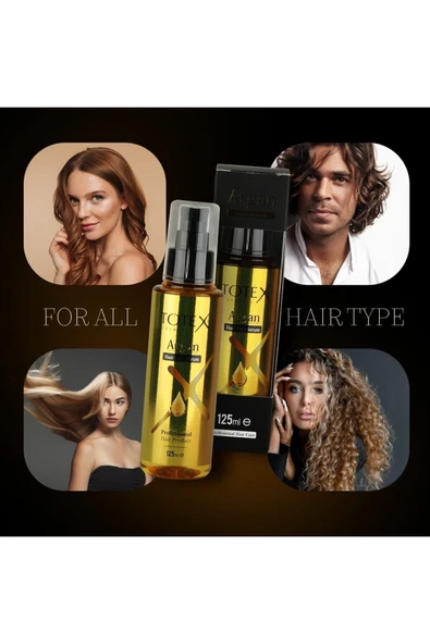 Saç Onarıcı Yağ & Serum Ikili Teklif | Yıpranmış Saç Bakımı | Saç Parlatıcı | Argan 125 ml - Resim 8