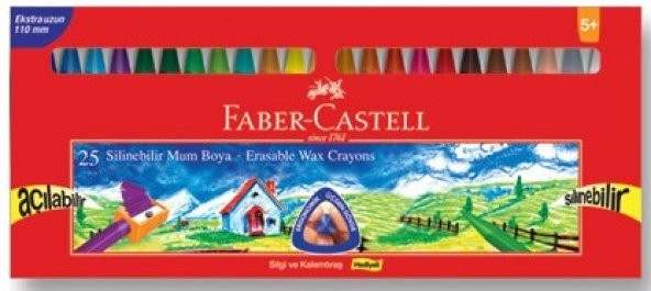 Faber Castell Cray On Wax 25'li Silinebilir Mum Boya / 5281122725