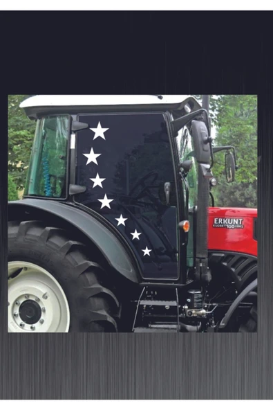 Ftmoto  Traktör Yıldız Seti ,erkunt,tümosan,,hattat,case Kabin Sticker - 2