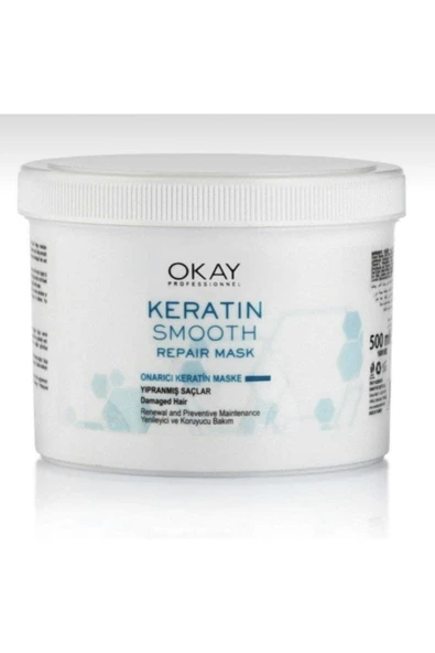 Okay Keratin Maske 500 ml - Resim 4