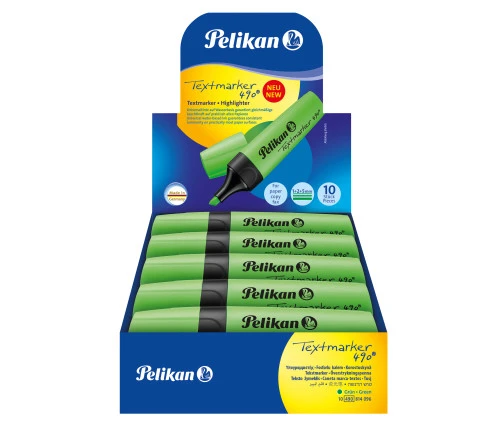 Pelikan 490 Fosforlu Kalem 10'lu Kutu - Yeşil ürün görseli