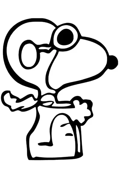 Ftmoto  Pilot Snoopy Sticker 10 X 12 Cm