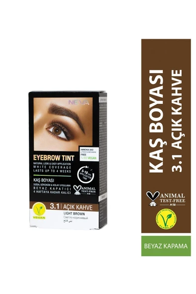 Kaş Boyası Seti (vegan) 3.1 AÇIK KAHVE - Lıght Brown