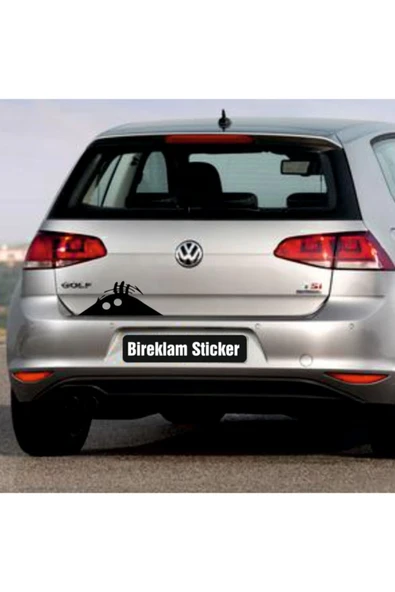 Ftmoto  Bagajdan Bakan Adam Araç Oto Sticker