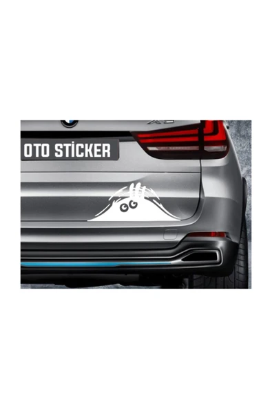 Ftmoto  Şaşkın Surat, Oto Sticker 20*8,5 cm