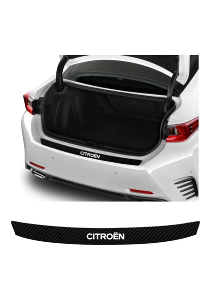 Ftmoto  Citroen C1 Arka Tampon Bagaj Koruyucu Sticker