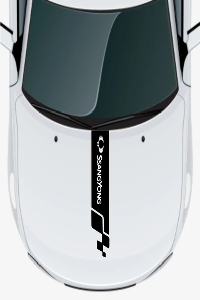Ftmoto  Ssangyong XLV Ön Kaput Oto Sticker