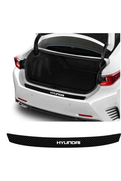 Ftmoto  Hyundai S-Coupe İçin Uyumlu Aksesuar Oto Arka Tampon Bagaj Koruyucu Sticker 92*7 Cm