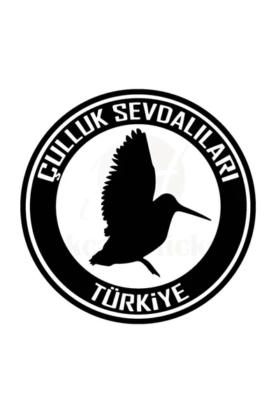 Ftmoto  Çulluk Sevdalıları Oto özel yeni sticker Siyah 20*20 Cm