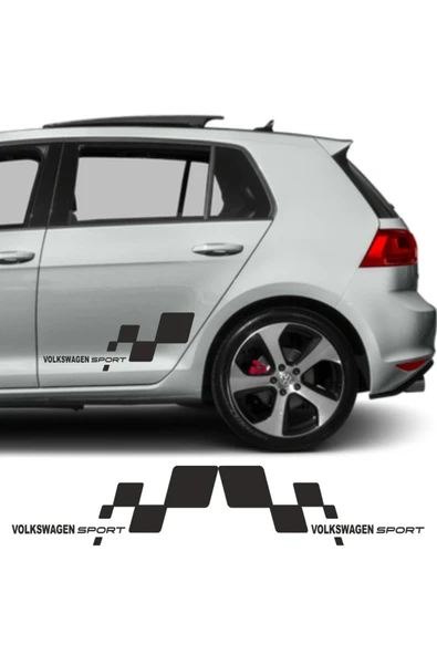 Ftmoto  Volkswagen Lupo İçin özel yeni uyumlu Aksesuar Yan Sport 56*26