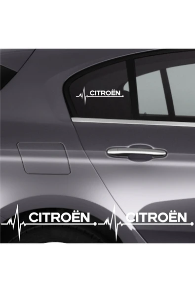 Ftmoto  Citroen C1 İçin özel yeni uyumlu Aksesuar Oto Ritim özel yeni sticker 2 Adet 20*9 Cm