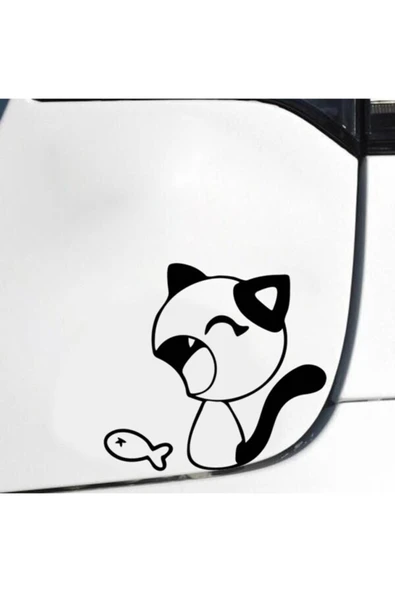 Ftmoto  Kedi Ve Balık Su Geçirmez Çıkarılabilir 2 Parça 20*18 Cm
