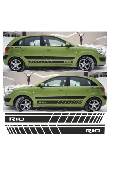 Ftmoto  Kia Rio İçin özel yeni uyumlu Aksesuar Oto Yan Şerit özel yeni sticker