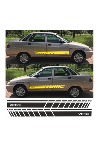 Ftmoto  Lada Vega İçin özel yeni uyumlu Aksesuar Oto Yan Şerit özel yeni sticker