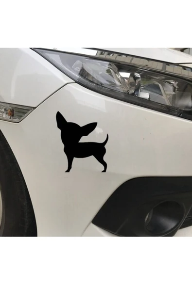 Ftmoto  Sevimli Köpek Tasarım Su Geçirmez Çıkarılabilir Oto özel yeni sticker 2 Parça17*14,5 Cm