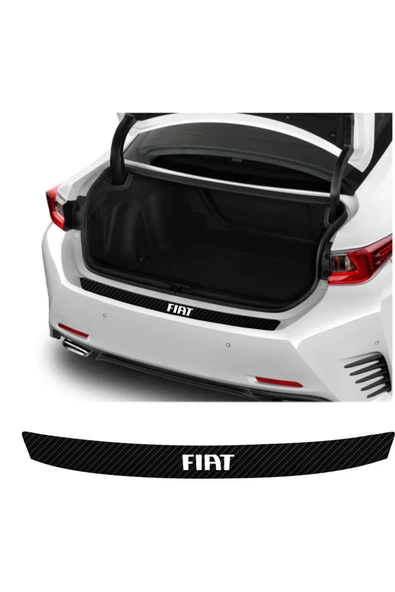 Ftmoto  Fiat İçin özel yeni uyumlu Aksesuar Oto Arka Tampon Bagaj Koruyucu özel yeni sticker 92*7 Cm