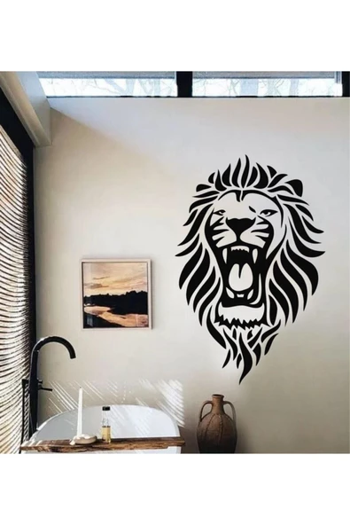 Ftmoto  Lıon Duvar Stıcker 50x70