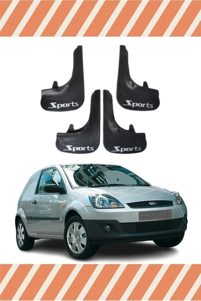 Ftmoto  Ford Fiesta Van 2005 Ve Sonrası Sports Yazılı 4'lütozluk Çamurluk Paçalık