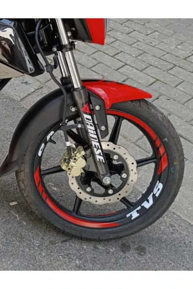 Ftmoto  Tvs kalın jant şeridi, ön arka sağ sol,tvs  kalın jant şeridi