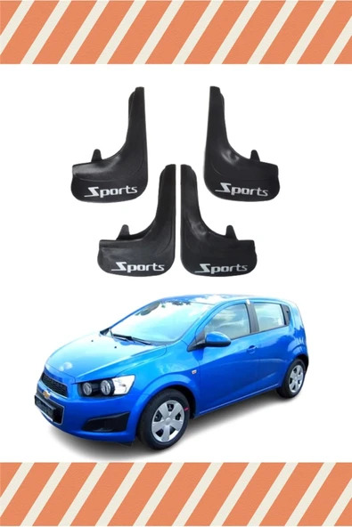 Ftmoto  Chevrolet Aveo Hb 2011 Ve Sonrası Sports Yazılı 4'lü Tozluk Çamurluk Paçalık