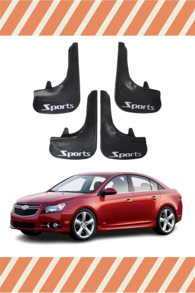 Ftmoto  Chevrolet Cruze Sedan Sports Yazılı 4'lü Tozluk Çamurluk Paçalık