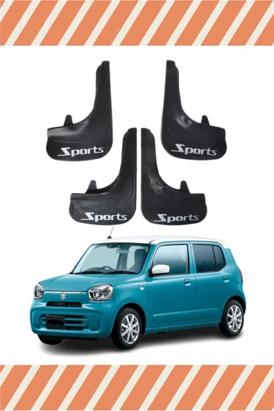 Ftmoto  Suziki Alto Sports Yazılı 4'lü Tozluk Çamurluk Paçalık