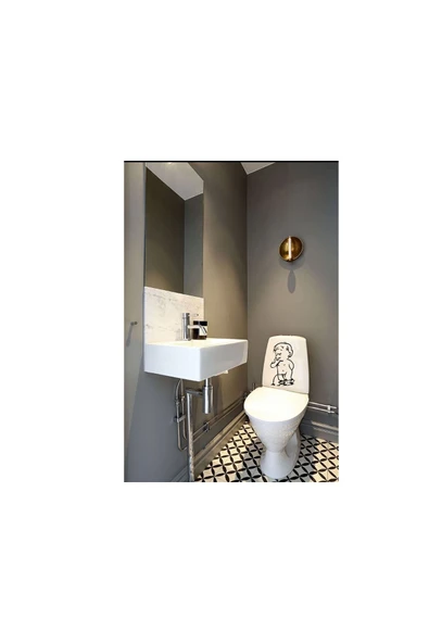 Ftmoto  Ev Sticker-wc Sticker-banyo Dekorasyon